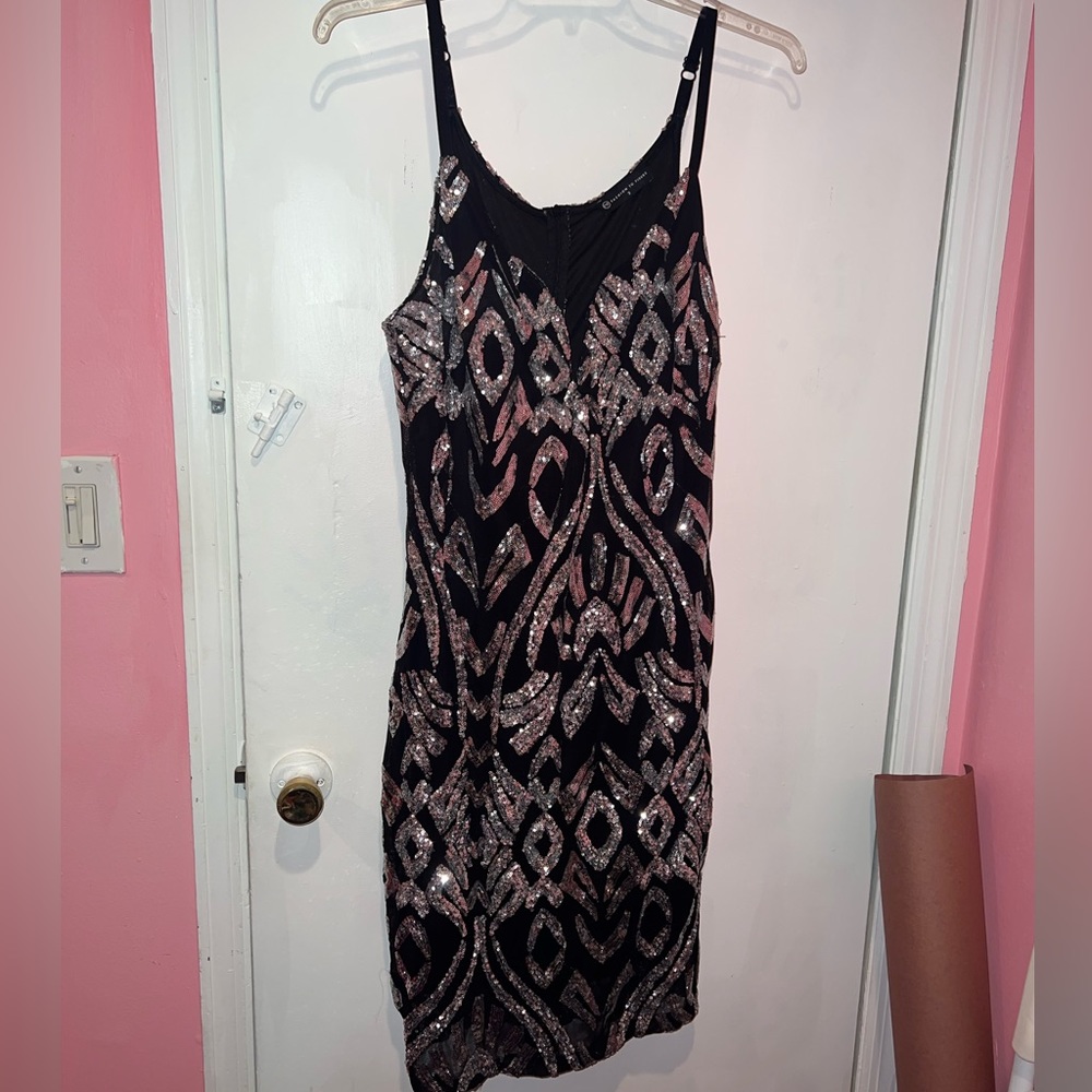 Fashion to figure sequin dress plus